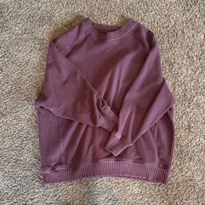 Aerie Down To Earth Crew Neck Sweater